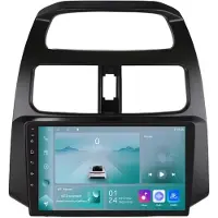 Happiq Autoradio avec Bluetooth et CarPlay pour Chevrolet Spark/Beat/Matiz (2010-2014) – Compatible avec Apple et Android – Système stéréo – Système de navigation – 1 Go de RAM, 32 Go de mémoire