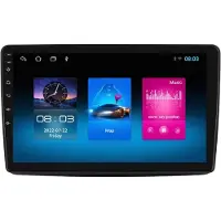 Happiq Autoradio avec Bluetooth et CarPlay pour Fiat Panda (2003-2012) – compatible avec Apple et Android – système stéréo avec système de navigation – mémoire 1 Go/16 Go