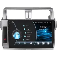 Happiq Autoradio avec Bluetooth et CarPlay pour Toyota Land Cruiser Prado 150 (2013-2017) – Compatible avec Apple et Android – Système stéréo – Système de navigation – 2 Go de RAM, 32 Go de mémoire interne