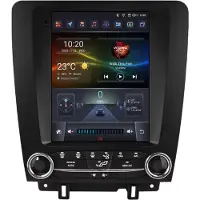 Happiq Autoradio avec Bluetooth et CarPlay pour Ford Mustang (2010-2014), compatible avec Apple et Android, chaîne stéréo, système de navigation, 6 Go de RAM, 64 Go d'espace de stockage
