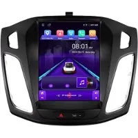 Happiq Autoradio avec Bluetooth et CarPlay pour Ford Focus 3 MK3 (2011-2019) – Compatible avec Apple et Android – Système stéréo – Système de navigation – 1 Go de RAM, 32 Go de mémoire