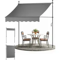 Sol Royal Store banne 1,5 m de large sans perçage SolVision BM3, anthracite