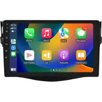 Happiq Autoradio avec Bluetooth et CarPlay pour Toyota RAV4 (2006-2012) – Compatible avec Apple et Android – Système stéréo – Système de navigation – 2 Go de RAM, 64 Go d'espace de stockage