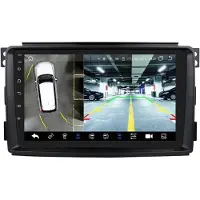 Happiq Autoradio avec Bluetooth et caméra – CarPlay – Pour Smart Fortwo 451 (2005–2010) – Compatible avec Apple et Android – Système stéréo – Navigation – Système de navigation automobile