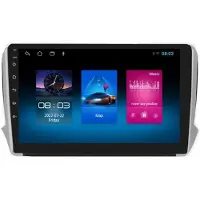 Happiq Autoradio avec Bluetooth et CarPlay pour Peugeot 2008 & 208 (2014-2018) – Compatible avec Apple et Android – Système stéréo – Système de navigation – 1 Go de RAM, 16 Go de mémoire