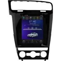 Happiq Autoradio avec Bluetooth et CarPlay pour VW Golf 7 (2014-2018), compatible avec Apple et Android, chaîne stéréo, système de navigation, 1 Go de RAM, 32 Go de mémoire interne