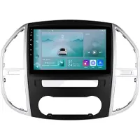 Happiq Autoradio avec Bluetooth et CarPlay pour Mercedes-Benz Vito W447 (2014-2021) – Compatible avec Apple et Android – Système stéréo – Système de navigation
