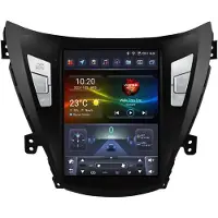 Happiq Autoradio avec Bluetooth et CarPlay pour Hyundai Elantra Avante i35 (2011-2013) – Compatible avec Apple et Android – Système stéréo – Système de navigation – 3 Go de RAM, 32 Go de mémoire