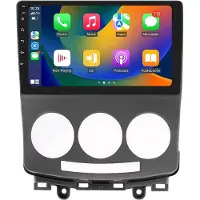 Happiq Autoradio avec Bluetooth et CarPlay pour Mazda 5 (2005-2010) – Compatible avec Apple et Android – Système stéréo avec système de navigation – 2 Go de RAM, 64 Go de mémoire