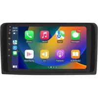Happiq Autoradio avec Bluetooth et CarPlay pour Mercedes ML/GL W164 X164 (2005-2012) – Compatible avec Apple et Android – Système stéréo – Système de navigation – 2 Go de RAM, 64 Go de mémoire