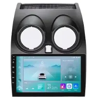 Happiq Autoradio avec Bluetooth et CarPlay pour Nissan Qashqai J10 (2006-2013) – Compatible avec Apple et Android – Système stéréo – Système de navigation – 1 Go de RAM, 32 Go de mémoire interne
