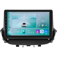 Happiq Autoradio avec Bluetooth et CarPlay pour Renault Laguna 2 (2001-2007) – compatible avec Apple et Android – système stéréo avec système de navigation – 1 Go de RAM, 32 Go de mémoire