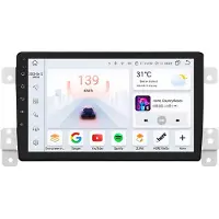 Happiq Autoradio avec Bluetooth et CarPlay pour Suzuki Grand Vitara 3 (2005-2015) – Compatible avec Apple et Android – Système stéréo – Système de navigation – 3 Go de RAM, 32 Go de mémoire
