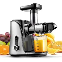 Happyment Centrifugeuse - Centrifugeuse avec indicateur LED - 500ml - Antidérapant - 2 vitesses - Vertical