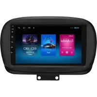 Happiq Autoradio avec Bluetooth et CarPlay pour Fiat 500X (2014-2020) – Compatible avec Apple et Android – Système stéréo – Système de navigation – 1 Go de RAM, 16 Go de mémoire