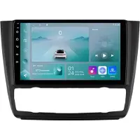 Happiq Autoradio avec Bluetooth et CarPlay pour BMW Série 1 (E87, E81, E82, E88) (2004-2011) – Compatible avec Apple et Android – Système stéréo – Système de navigation – 1 Go de RAM, 32 Go de mémoire