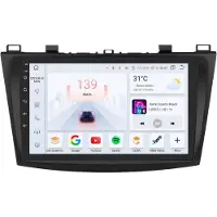 Happiq Autoradio avec Bluetooth et CarPlay pour Mazda 3 (2010-2013), compatible avec Apple et Android, chaîne stéréo, système de navigation, 3 Go de RAM, 32 Go de mémoire interne