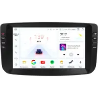 Happiq Autoradio avec Bluetooth et CarPlay pour Fiat Linea & Punto EVO (2012-2015) – Compatible avec Apple et Android – Système stéréo – Système de navigation – 4 Go de RAM, 32 Go d'espace de stockage