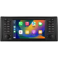 Happiq Autoradio avec Bluetooth et CarPlay pour Fiat Panda (2003-2012) – compatible avec Apple et Android – système stéréo avec système de navigation – 2 Go de RAM, 32 Go de mémoire