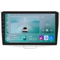 Happiq Autoradio avec Bluetooth et CarPlay pour Volkswagen Passat B6/B7 & CC (2010-2015) – Compatible avec Apple et Android – Système stéréo – Système de navigation – 1 Go de RAM, 32 Go de mémoire