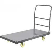 Happyment Chariot plate-forme - trolley - chariot angulaire - chariot angulaire avec roues en nylon