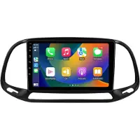 Happiq Autoradio avec Bluetooth et CarPlay pour Fiat Doblo (2015-2019) – compatible avec Apple et Android – système stéréo avec système de navigation – 2 Go de RAM, 64 Go d'espace de stockage