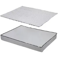 Bolt Happiq Lits pour chiens Zero Tavien - Canapé pour chiens sur pieds - Lits pour chiens confortables avec coussin amovible - Doux et facile à entretenir - 110cm