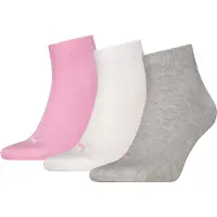 Puma Chaussettes gris / rose / blanc