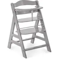 Hauck Alpha+ Chaise haute traditionnelle Siège dur Gris