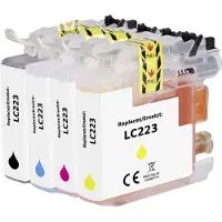 Renkforce Encre Combi Pack Remplace Brother LC-223 (LC223VALBPDR) Compatible Sch (C, CF, M, Y)