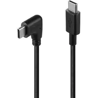 Lindy 32005 Câble USB 2.0 Type C, coudé à 90° 1m