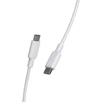 Muvit , câble USB-C vers USB-C 3A charge et synchronisation 1,2m, blanc