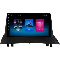 Happiq Autoradio avec Bluetooth et CarPlay pour Renault Megane 2 (2002-2009) – Compatible avec Apple et Android – Système stéréo – Système de navigation – 1 Go/16 Go