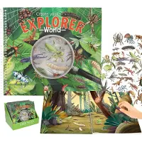 Dino World DEPESCHE Stickerbuch Explorer Stickerworld mit Relief Stickern