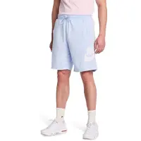 Nike Club Alumni Homme - Shorts, Bleu - Taille M - Coton molletonné