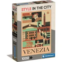 Clementoni , le Puzzle européen Made in Italie Puzzle Style in the City, Venise - 1000 pièces