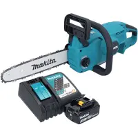 Makita DUC 307 RTX3 tronçonneuse à chaîne sans fil 18 V 30 cm Brushless + 1x batterie 5,0 Ah + chargeur