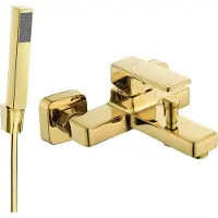 Mexen Cetus R77 mélangeur de bain avec accessoires, or (74433R77-50)