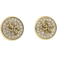 GUESS Boucles d'oreilles 'Dreaming' jaune d'or / transparent