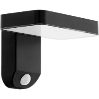 Eglo Applique murale d'extérieur solaire à LED Pastion 4,5 W noire