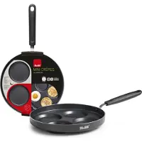 Ibili Indubasic 4 Mini Poêle à œufs Pour Pancakes