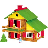 Jeujura Playset My Wooden Chalet (175 pièces)