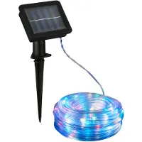 Briloner Thekendisplay Bande LED solaire multicolore, 100xLED, IP