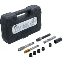 Bgs Kit de réparation du filetage de vidange d'huile pour carter d'huile en aluminium M12 x 1,75 - 74243