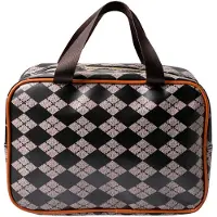 Juleeze JZTB0054 trousse de toilette noir beige 24x9x19 cm