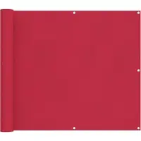 vidaXL Brise-vue pour balcon Bordeaux rouge 100 x 600 cm Tissu Oxford