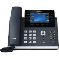 Yealink SIP-T46U, téléphone IP, gris, combiné sans fil, 1 000 entrées, écran LCD, 10,9 cm (4,3")