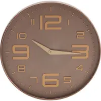 Koopmann Horloge murale taupe ou terra Ø 50,7 cm couleurs assorties