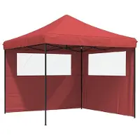 vidaXL , tente de fête, 292 x 292 x 315 cm, bordeaux, tissu Oxford