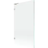 Mexen Lunar L Pare-douche pour baignoire, 1 aile 100 x 150 cm, transparent, nickel brossé - 897L-100-000-97-00